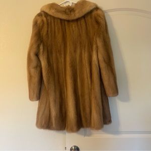 Vintage Pastel Mink Jacket